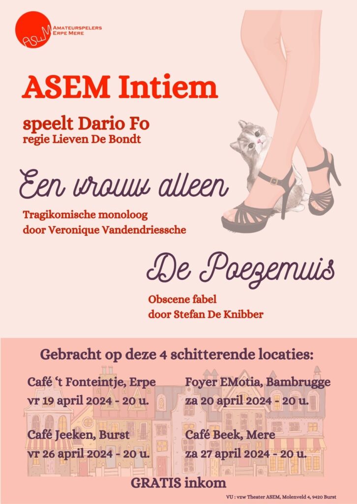 Een vrouw alleen - De poezemuis (Asem Intiem)